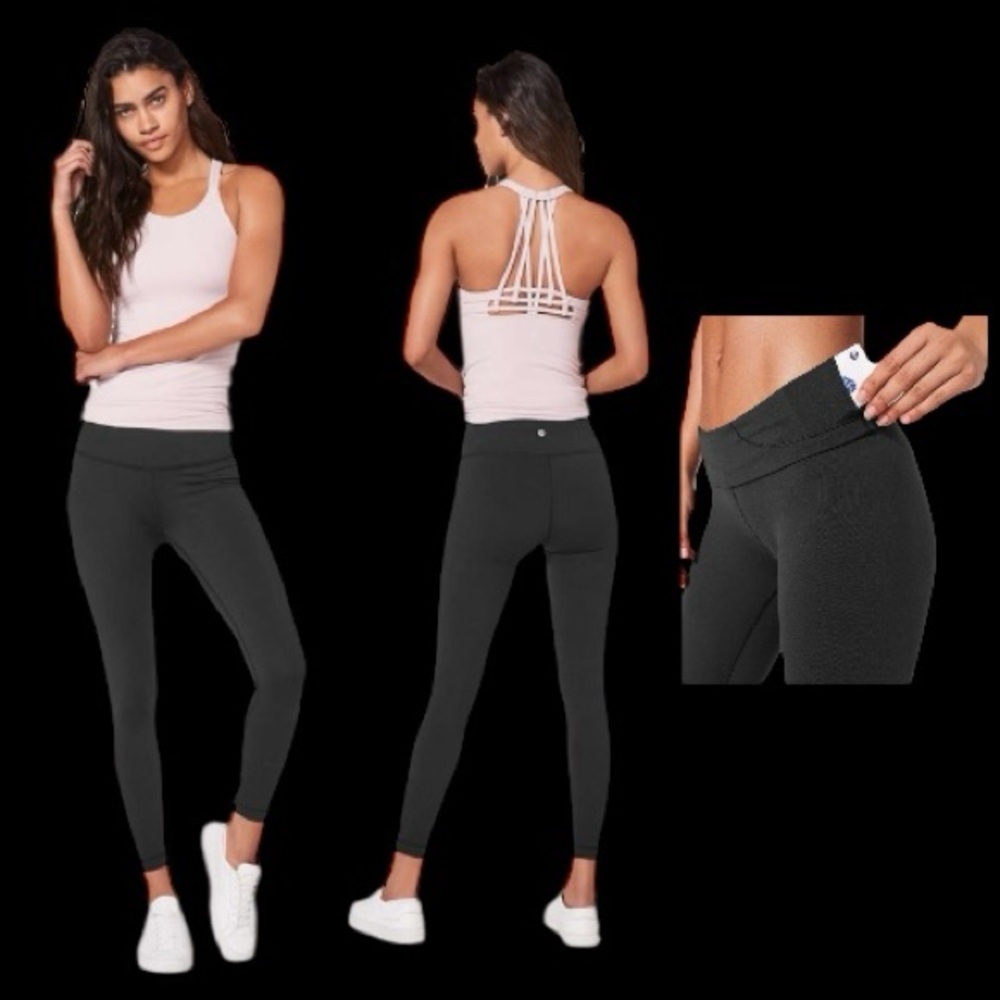 Lululemon Wunder Under Hi-Rise 7/8 Tight *Full-On Luon 25" Sz 2